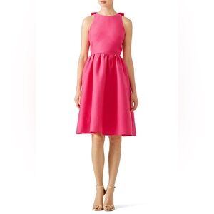 KATE SPADE Bougainvillea Bow Back Dress - Pink